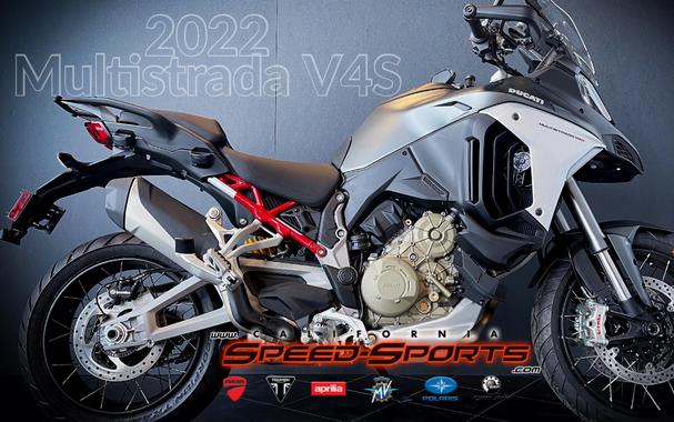 2022 Ducati Multistrada V4S Travel & Radar- Grey/Spoked Wheels
