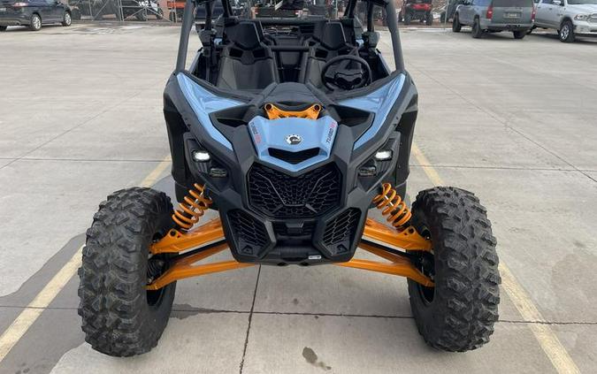 2026 Can-Am® Maverick X3 Max RS Turbo RR Scandi Blue & Orange Crush