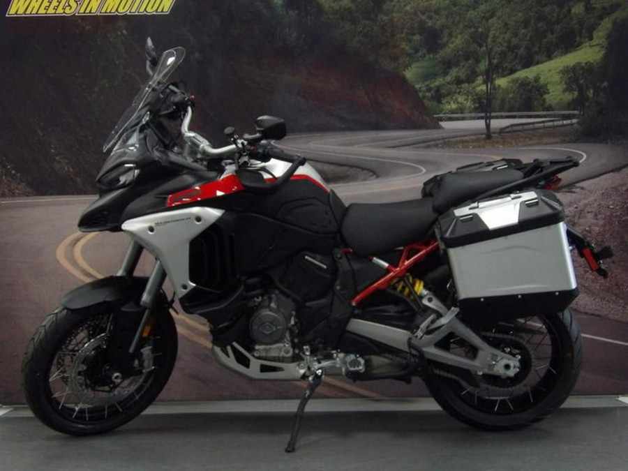 2025 Ducati Multistrada V4 Rally Brushed Aluminium & Matt Black