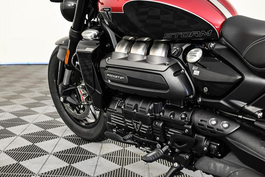 2025 Triumph Rocket 3 Storm R Carnival Red/Sapphire Black