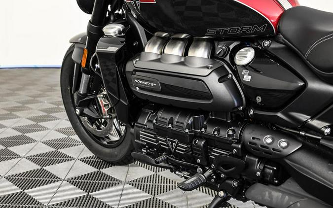 2025 Triumph Rocket 3 Storm R Carnival Red/Sapphire Black