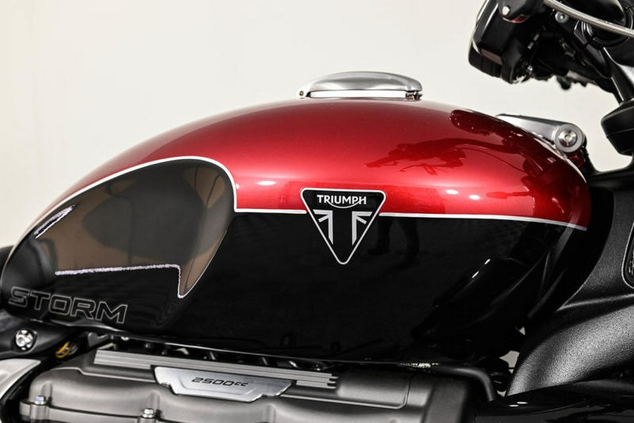 2025 Triumph Rocket 3 Storm R Carnival Red/Sapphire Black