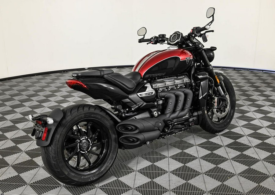 2025 Triumph Rocket 3 Storm R Carnival Red/Sapphire Black