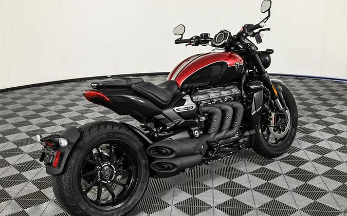 2025 Triumph Rocket 3 Storm R Carnival Red/Sapphire Black