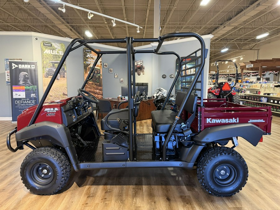 2026 Kawasaki MULE 4010 Trans4x4 Dark Royal Red - 111359