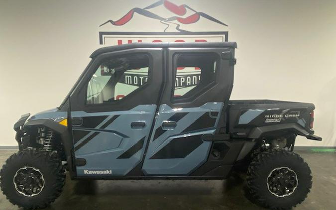2025 Kawasaki RIDGE® XR Crew Limited HVAC - Metallic Bluish Gray