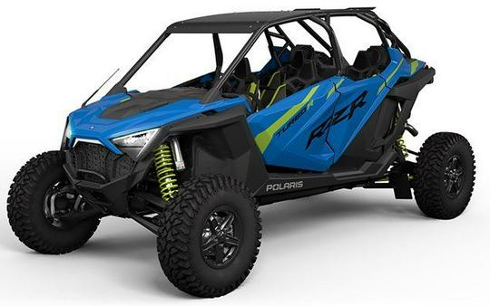 New 2024 POLARIS RZR TURBO R 4 PREMIUM VELOCITY BLUE