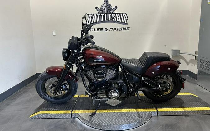 2025 Indian Chief Bobber Dark Horse Maroon Metallic
