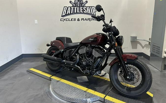 2025 Indian Chief Bobber Dark Horse Maroon Metallic
