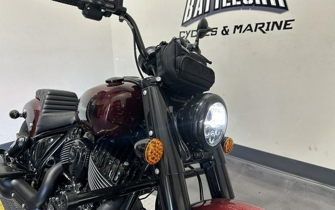 2025 Indian Chief Bobber Dark Horse Maroon Metallic
