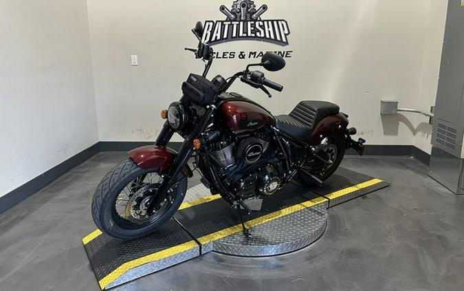 2025 Indian Chief Bobber Dark Horse Maroon Metallic