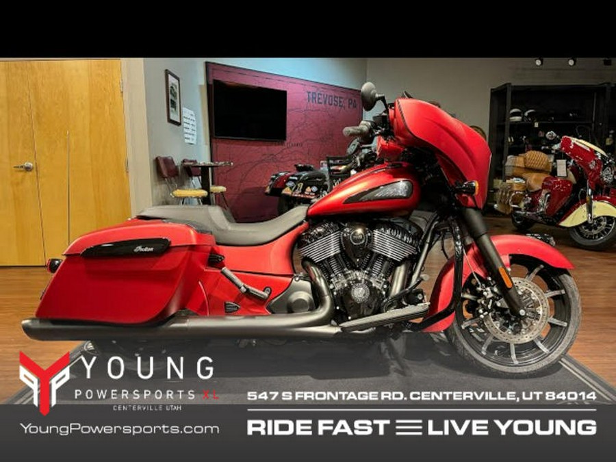 2024 Indian Motorcycle® Chieftain® Dark Horse® w/Powerband Audio Pkg Sunset Red Smoke