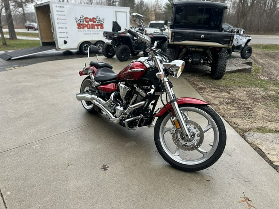 2008 Yamaha Raider S Candy Red W/Flames