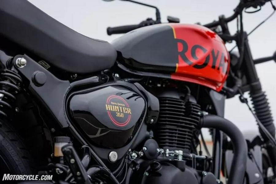 2024 Royal Enfield Hunter 350 Rebel Red