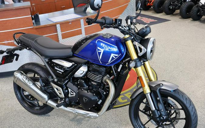 2024 Triumph Speed 400 Caspian Blue / Storm Grey