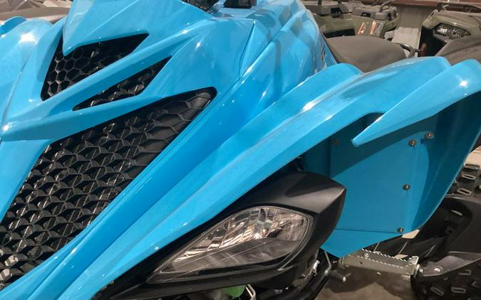 New 2024 YAMAHA RAPTOR 700 CYAN AND BLACK