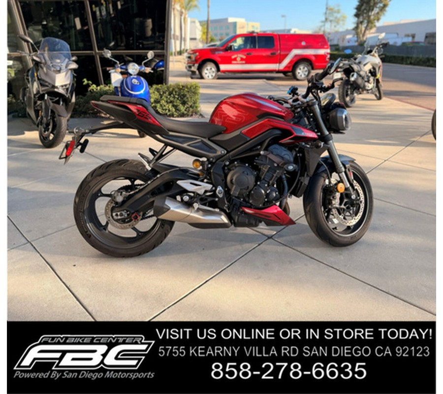 2025 Triumph Street Triple 765 RS Carnival Red RS