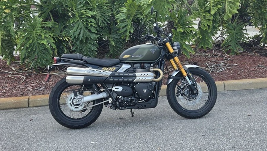 2026 Triumph Scrambler 900 Matt khaki green