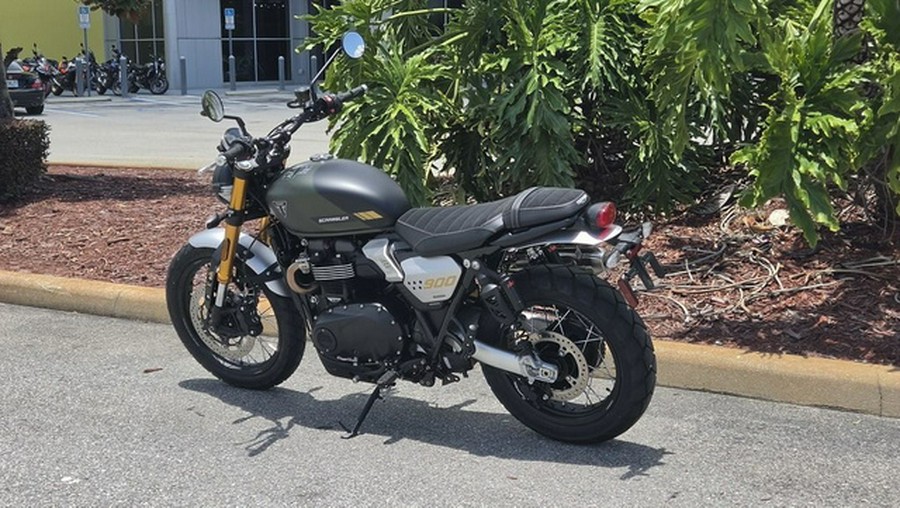 2026 Triumph Scrambler 900 Matt khaki green