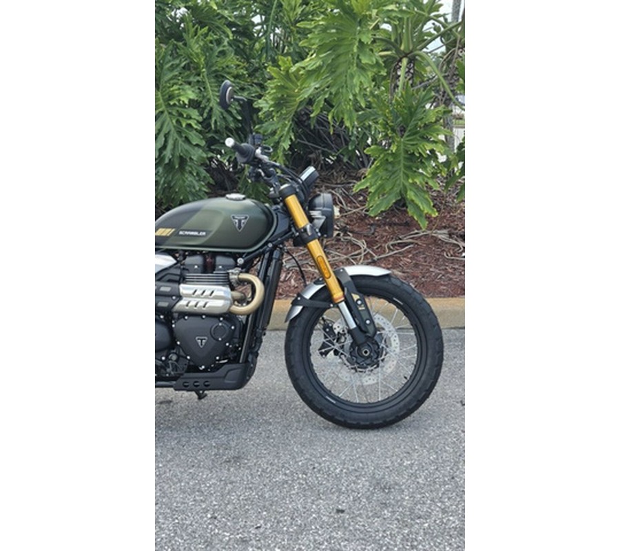 2026 Triumph Scrambler 900 Matt khaki green