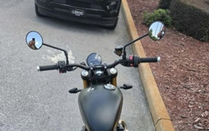 2026 Triumph Scrambler 900 Matt khaki green