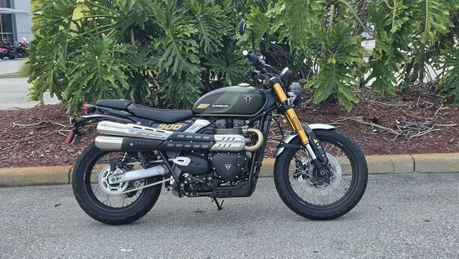 2026 Triumph Scrambler 900 Matt khaki green