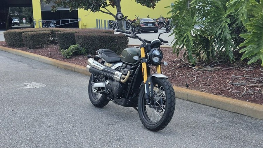2026 Triumph Scrambler 900 Matt khaki green