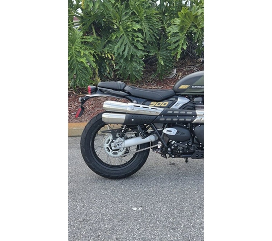 2026 Triumph Scrambler 900 Matt khaki green