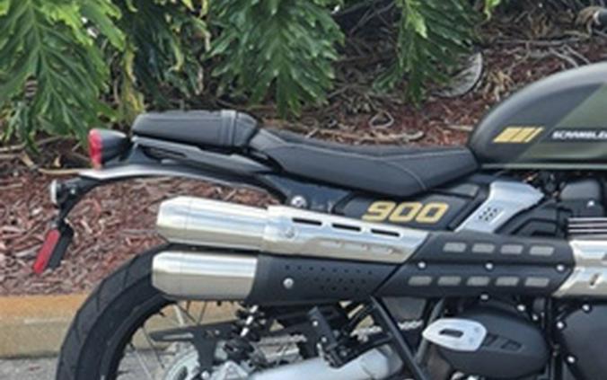 2026 Triumph Scrambler 900 Matt khaki green