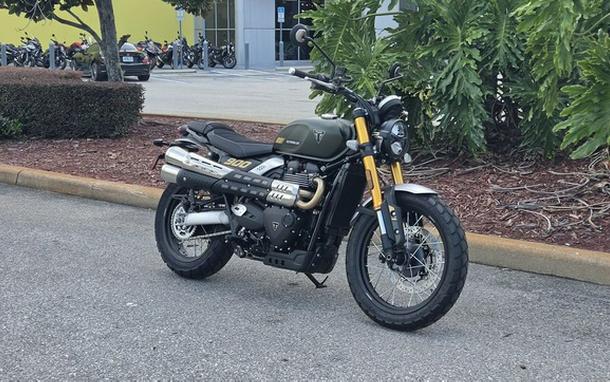 2026 Triumph Scrambler 900 Matt khaki green