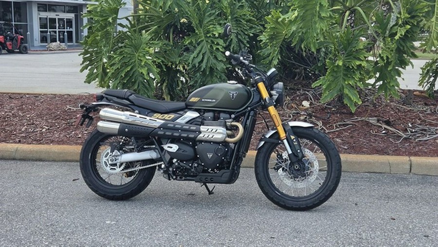 2026 Triumph Scrambler 900 Matt khaki green