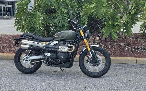 2026 Triumph Scrambler 900 Matt khaki green