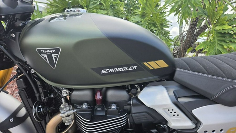 2026 Triumph Scrambler 900 Matt khaki green