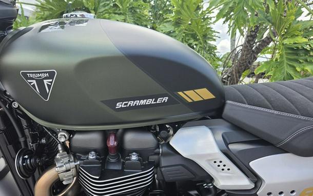 2026 Triumph Scrambler 900 Matt khaki green