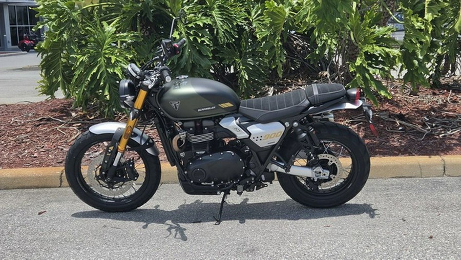 2026 Triumph Scrambler 900 Matt khaki green