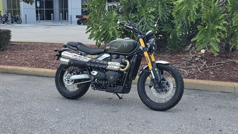 2026 Triumph Scrambler 900 Matt khaki green
