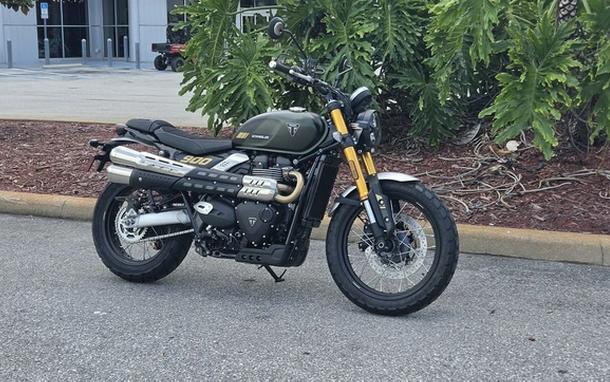 2026 Triumph Scrambler 900 Matt khaki green