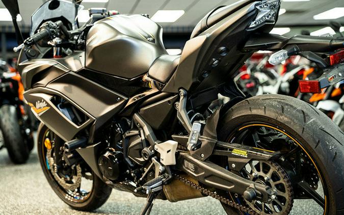 2023 Kawasaki Ninja 650 Metallic Matte Graphenesteel GrayEbony