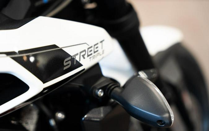 2024 Triumph Street Triple 765 R Crystal White