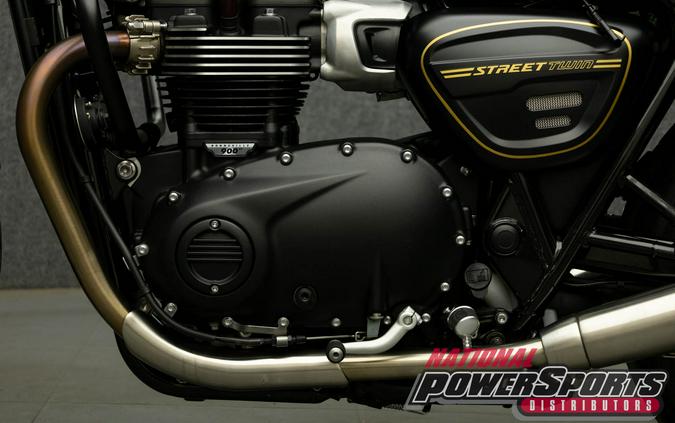 2022 TRIUMPH STREET TWIN GOLDLINE 900