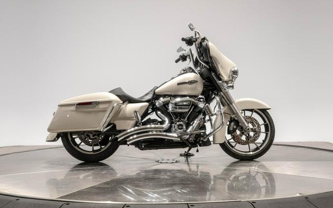 2022 Harley-Davidson FLHX Street Glide in White Sand Pearl with 8,368 miles