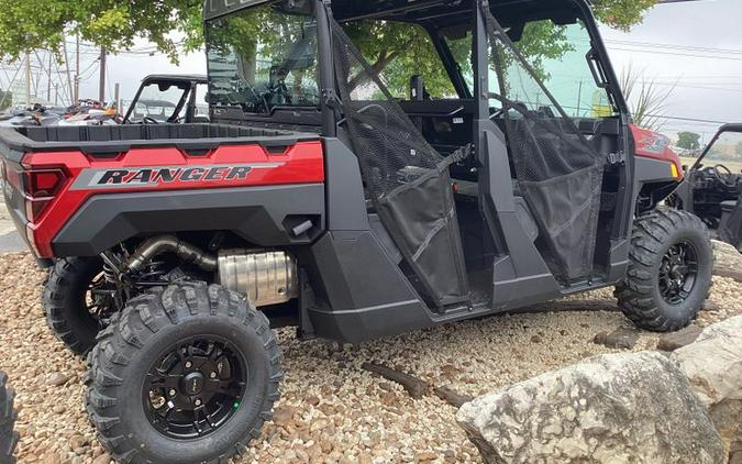 New 2025 POLARIS RANGER CREW XP 1000 PREMIUM SUNSET RED