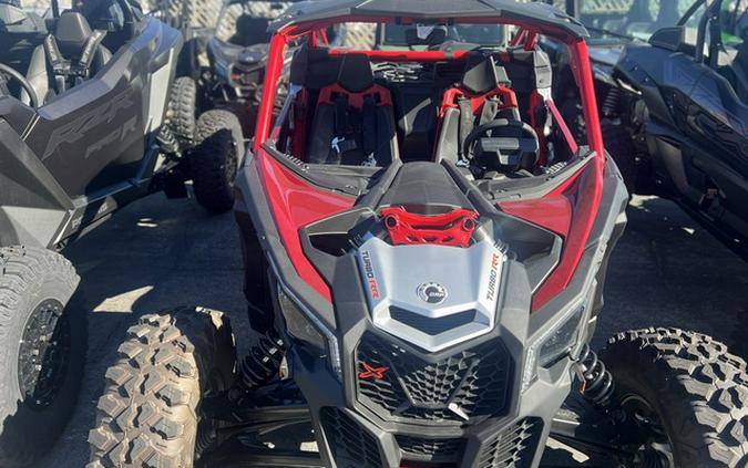 2025 Can-Am Maverick X3 X Rs Turbo RR Fiery Red & Hyper Silver