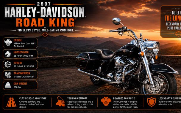 2007 HARLEY-DAVIDSON FLHRSI ROAD KING CUSTOM - F711328