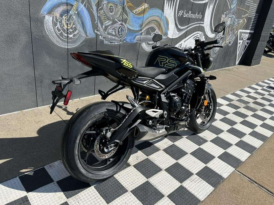 2025 Triumph Street Triple 765 RS Phantom Black