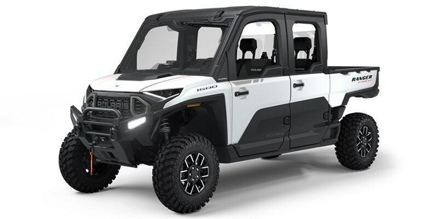 New 2025 POLARIS RANGER CREW XD 1500 NORTHSTAR EDITION ULTIMATE GHOST WHITE METALLIC SMOKE