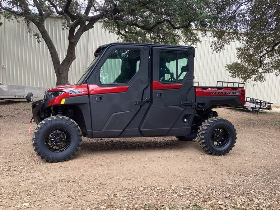 New 2025 POLARIS RANGER CREW XP 1000 PREMIUM SUNSET RED