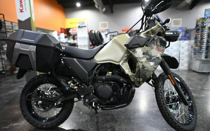 2026 Kawasaki KLR650 Adventure ABS Cypher Camo Beige