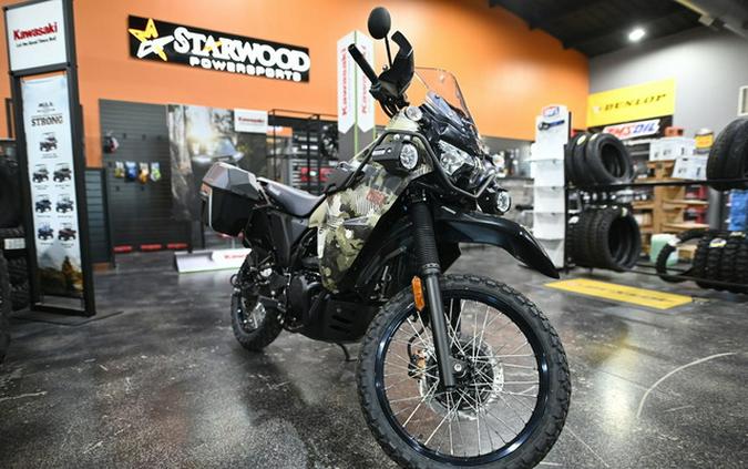 2026 Kawasaki KLR650 Adventure ABS Cypher Camo Beige