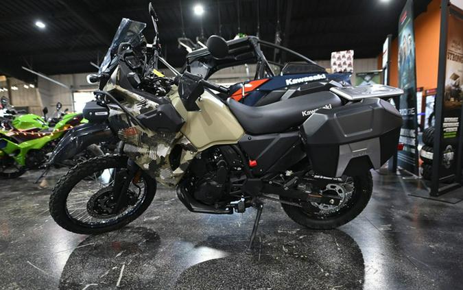 2026 Kawasaki KLR650 Adventure ABS Cypher Camo Beige